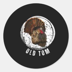 Adesivo Turquia Caçando Camisa Antigo Tom Gobbler Turquia 