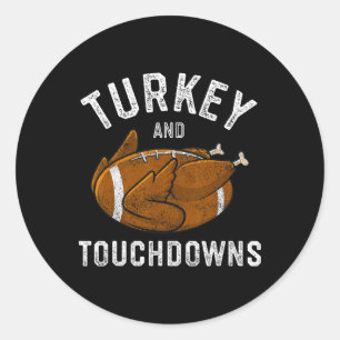 Adesivo Turquia e touchdowns de futebol