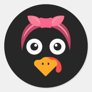 Adesivo Turquia Face K Fone Running Pilgrim Trot Obrigados