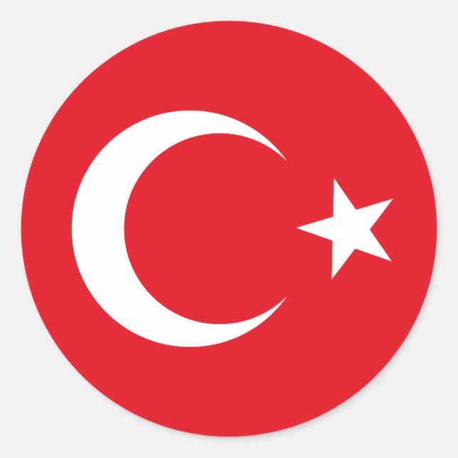 Adesivo Turquia Flag Sticker (Frente)