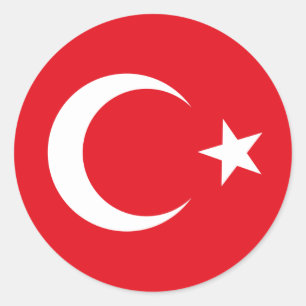 Adesivo Turquia Flag Sticker