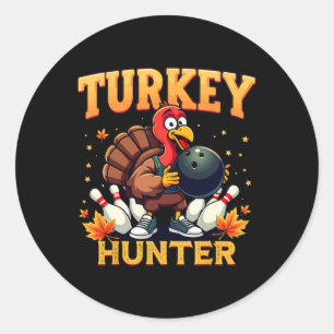 Adesivo Turquia Hunter Boliche Graças Engraçado Bowler