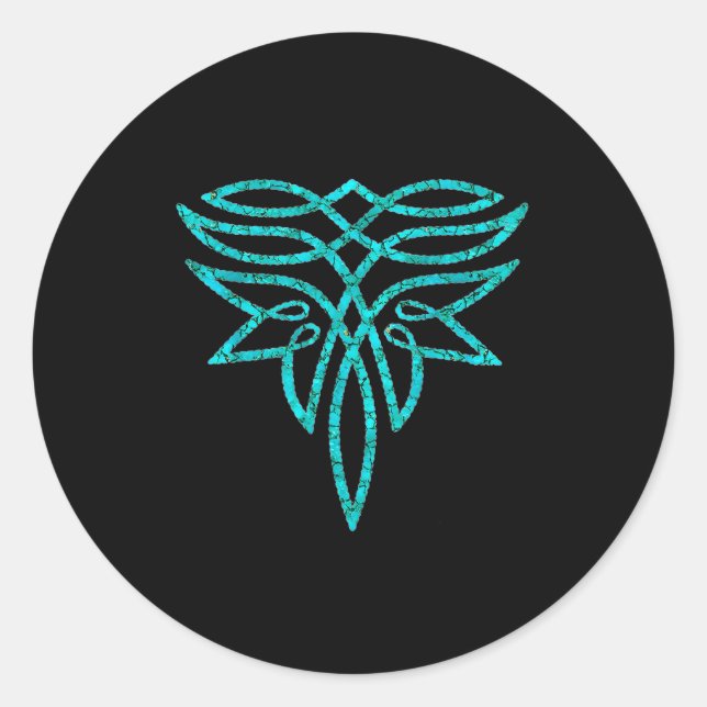 Adesivo Turquoise Boot Boot Stittching Western Cowgirl Wom (Frente)