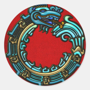 Adesivo Turquoise Quetzalcoatl
