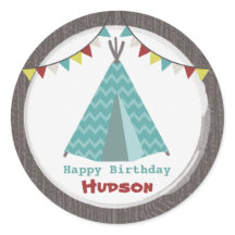 Turquoise Tipi Birthday