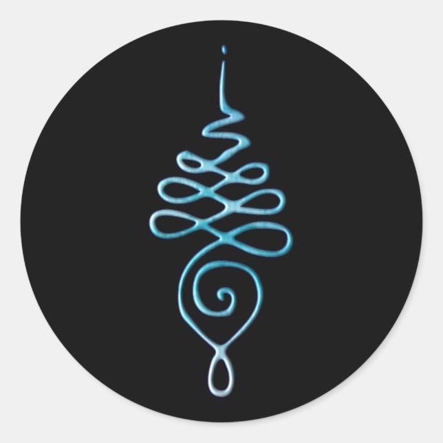 Adesivo Turquoise Unalome (Frente)