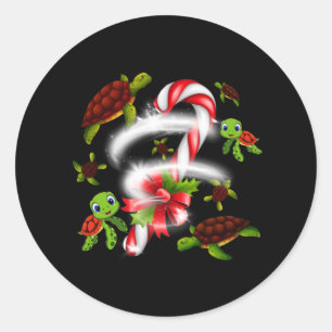 Adesivo Turtle Candy Sweet Christmas
