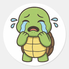 Adesivo Turtle crying 