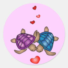 Adesivo Turtle Love Sticker