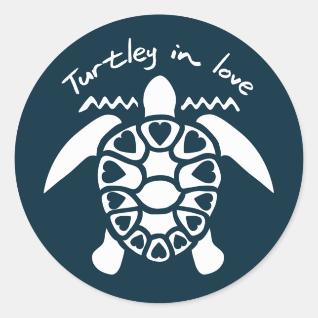 Adesivo Turtley In Love - Turtle (Frente)
