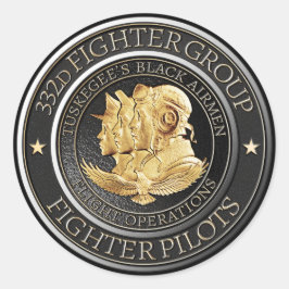 Adesivo Tuskegee Red Tail Airmen 332d Fighter Group