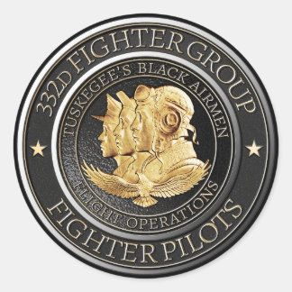 Adesivo Tuskegee Red Tail Airmen 332d Fighter Group