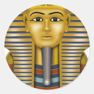 Adesivo Tutankhamun - Máscara Egípcia