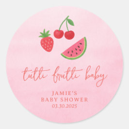 Adesivo Tutti Frutti Baby Shower