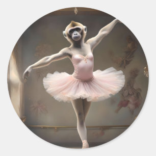 Adesivo "Tutu-rific! A Pirouette Graceful de Gibbon"
