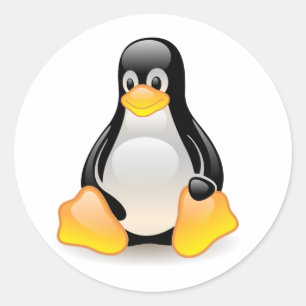 Adesivo Tux Linux Penguin Sticker