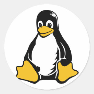 Adesivo Tux Penguin - (Linux, Open Source, Copyleft, FSF)