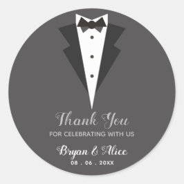 Adesivo Tuxedo Stickers (Padrinhos de casamento De Casamen