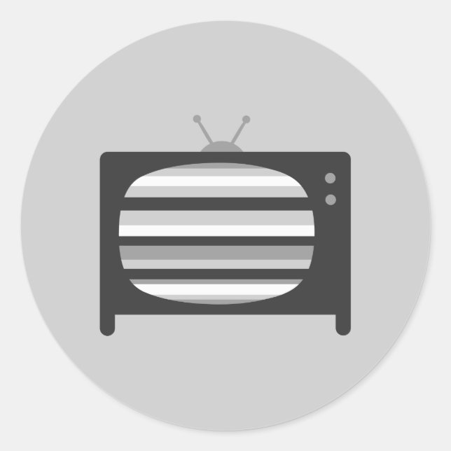 Adesivo TV retrô (Frente)