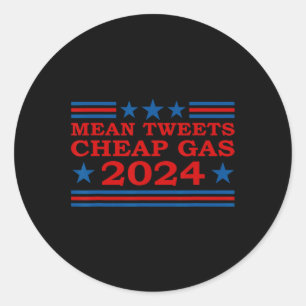 Adesivo Tweets Barap Gas 2024 Funny Pro-trump Election