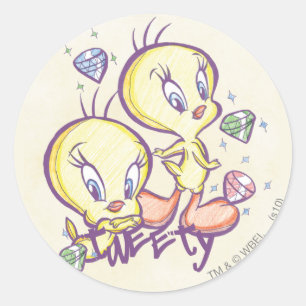 Adesivo TWEETY™ com Gems