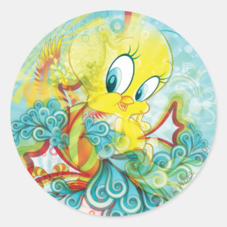 Adesivo TWEETY™ em onda azul