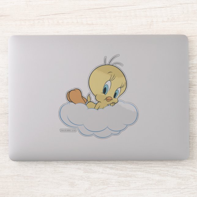 Adesivo TWEETY™ Na Pose De Nuvens (Computador)