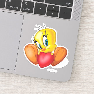 Adesivo TWEETY™ segurando coração