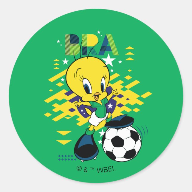 Adesivo TWEETY™ Team Brazil Soccer Graphic (Frente)