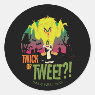 Adesivo "Twick ou Tweet" TWEETY™ e SYLVESTER™