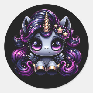 Adesivo Twilight pony preto unicórnio