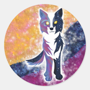 Adesivo Twilight Sky Wolf