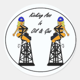 Adesivo Twin Derricks Sticker