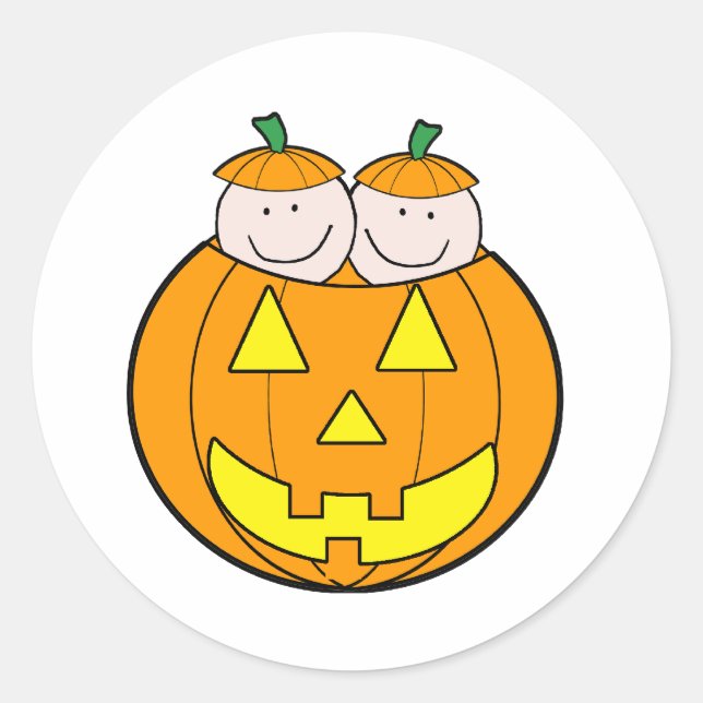 Adesivo Twin Pumpkin Babies Graphic (Frente)