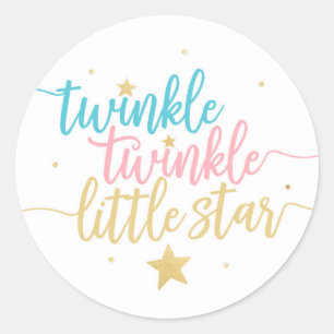 Adesivo Twinkle Twinkle Pequena Vara Estelar