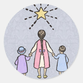 Adesivo Twinkle Twinkle Pequena Viagem de Estrelas Rhyme