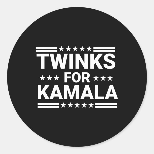 Adesivo Twinks Para Kamala Harris 1 (Frente)