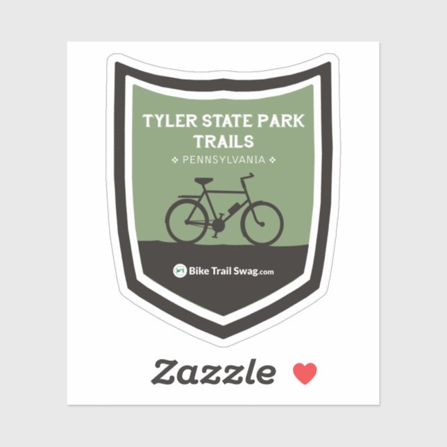 Adesivo Tyler State Park Trails (Folha)