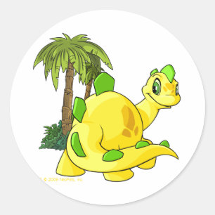 Adesivo Tyrannian Chomby amarelo que olha