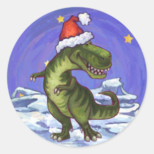 Adesivo Tyrannosaurus Christmas