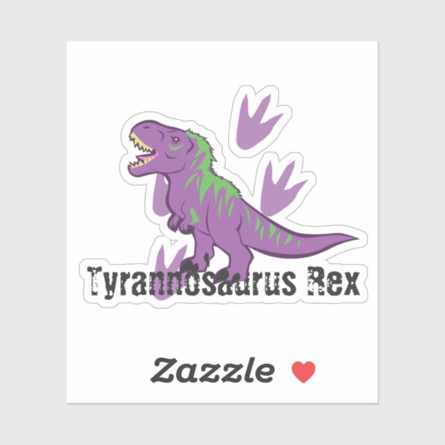Adesivo Tyrannosaurus Rex (Folha)
