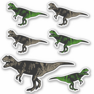 Adesivo Tyrannosaurus Rex Dinossaur Stickers