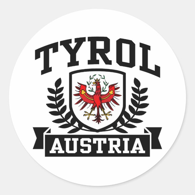 Adesivo Tyrol Áustria (Frente)