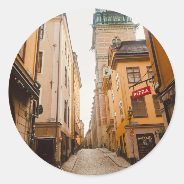 Adesivo Tyska Brinken, Gamla Stan, Old Town, Stockholm (Frente)
