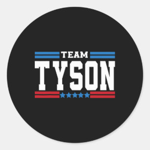 Adesivo Tyson do Sobrenome da família do membro de vida do