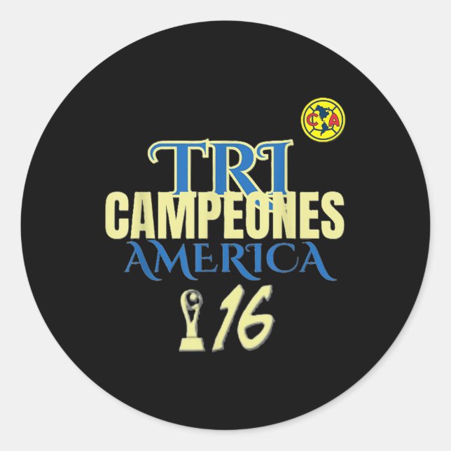 Adesivo U.A. Tricampeon. Amame Mas (Frente)