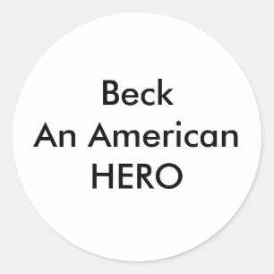Adesivo ! U Cria Beck An American HERO