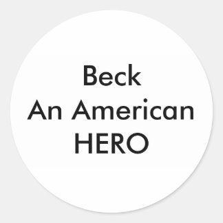 Adesivo ! U Cria Beck An American HERO