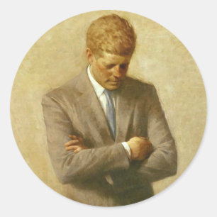 Adesivo U.S. Presidente John F. Kennedy por Aaron Shikler