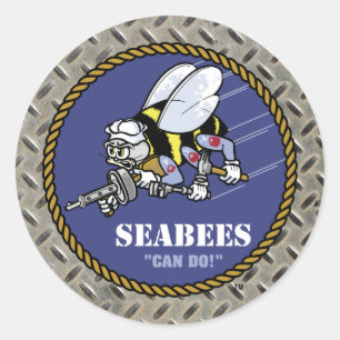 Adesivo U.S. Seabees do marinho  